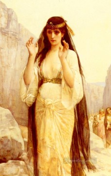 Daughter Canvas - The Daughter Of Jephthah Academicism Alexandre Cabanel